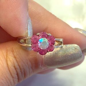Pink Flower Ring